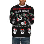 Only & Sons Black Marabou Sweatshirt