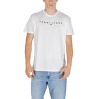 Tommy Hilfiger Jeans White Recycled Cotton T-Shirt