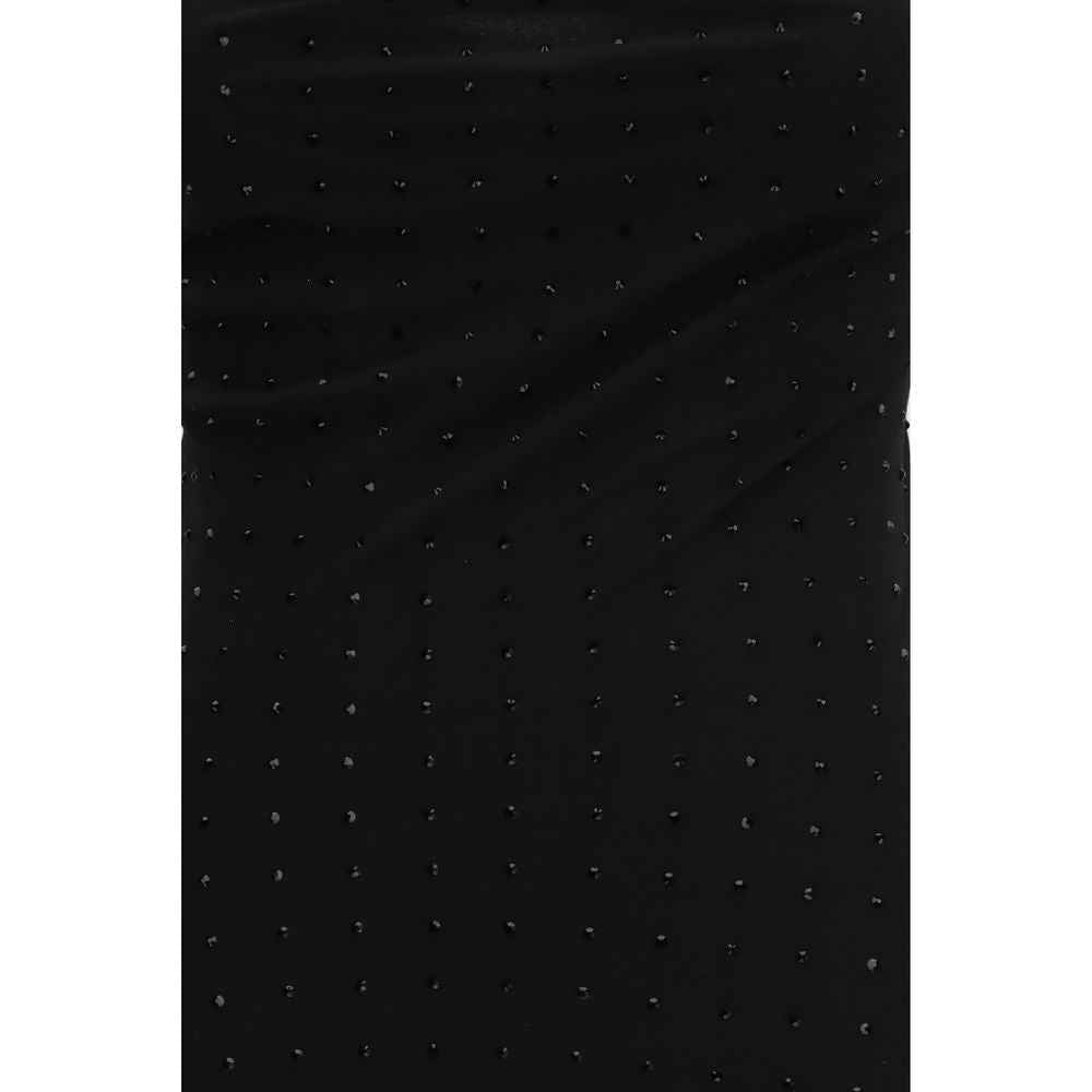 PINKO Black Polyester Cocktail Dress