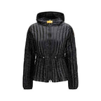 Parajumpers Black Nylon Full-Length Jacket