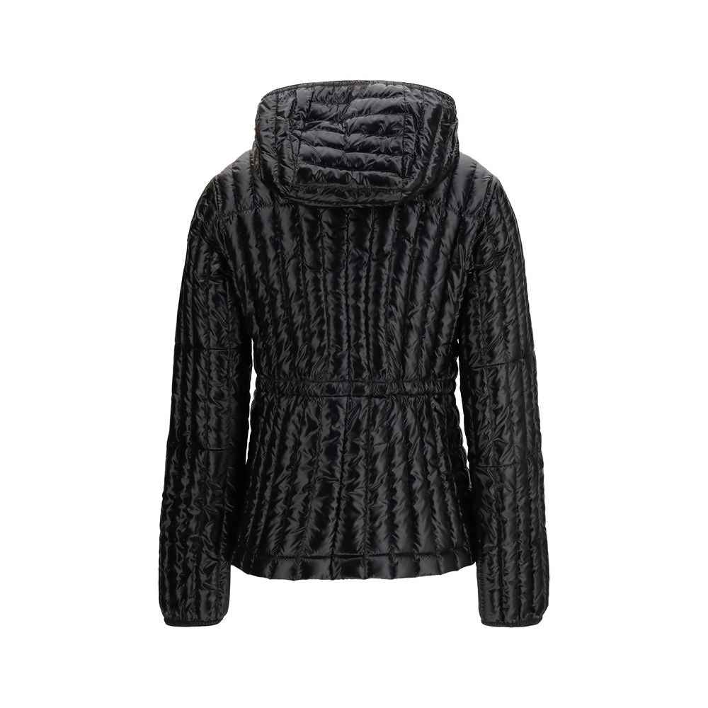 Parajumpers Black Nylon Full-Length Jacket