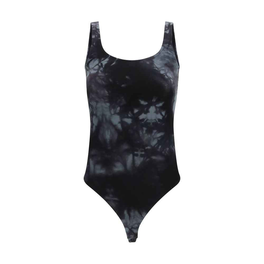 Wolford Black Cotton Bodysuit