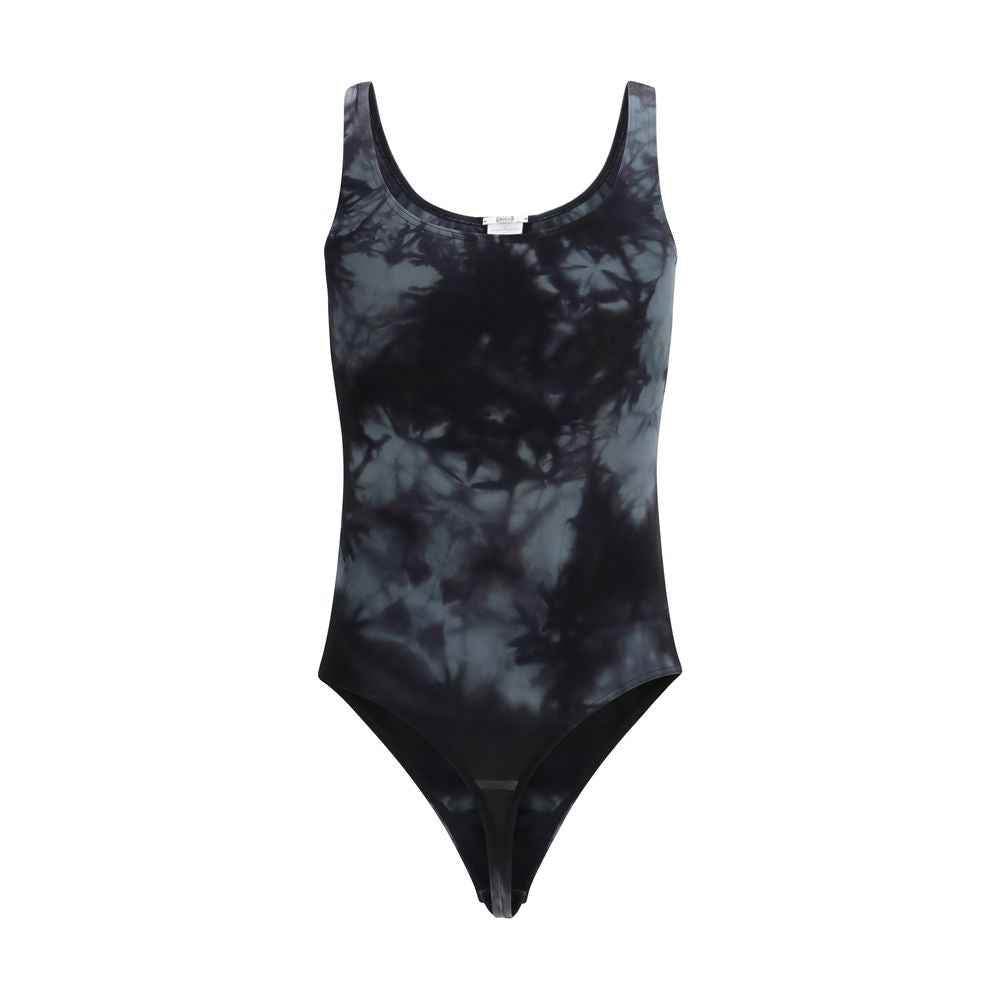 Wolford Black Cotton Bodysuit