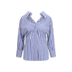 Givenchy Blue Cotton Pattern Shirt