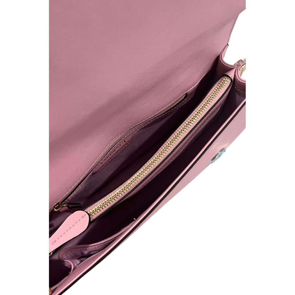 Twinset Pink PU Women Shoulder Bag