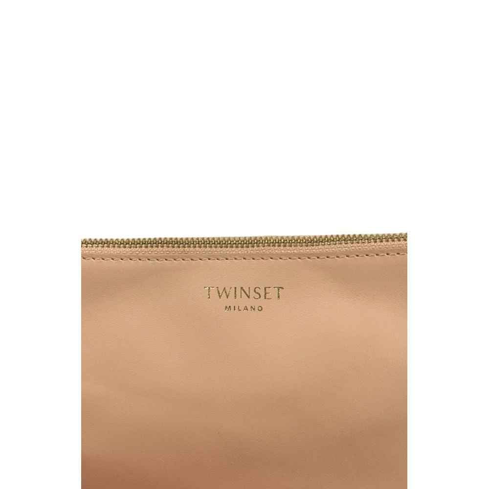 Twinset Pink Polyurethane Women Clutch