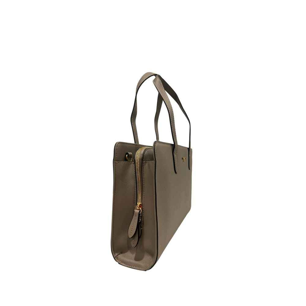 Twinset Grey PU Women Shoulder Bag