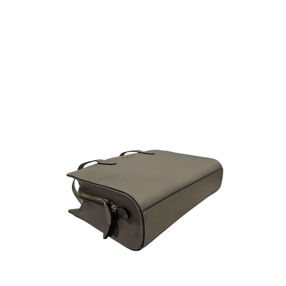 Twinset Grey PU Women Shoulder Bag