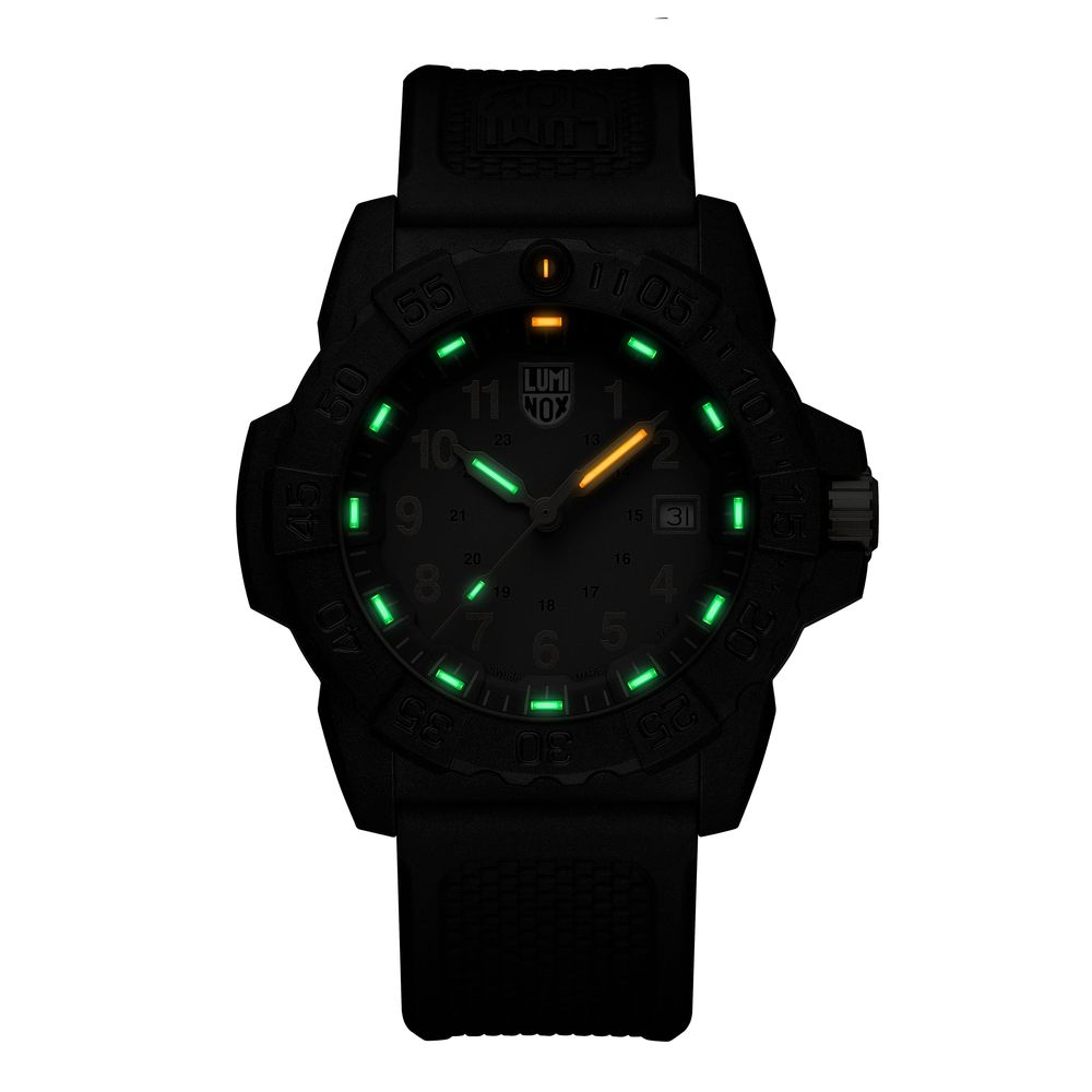 Luminox Black Rubber Sport Watch