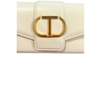 Twinset White Polyethylene Clutch Bag