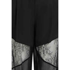 PINKO Black Polyester Casual Pants