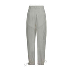 PINKO White Polyester Casual Pants