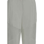 PINKO White Polyester Casual Pants