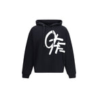 Off-White Black Cotton Sweatshirt