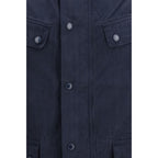 Barbour International Blue Cotton Full-Length Jacket