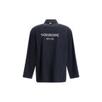 Thom Browne Blue Polyester Coat