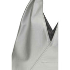 MM6 Silver Polyethylene Handbag