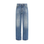 MM6 Blue Cotton Jeans Denim