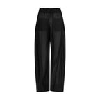The Latest Black Lyocell Casual Pants
