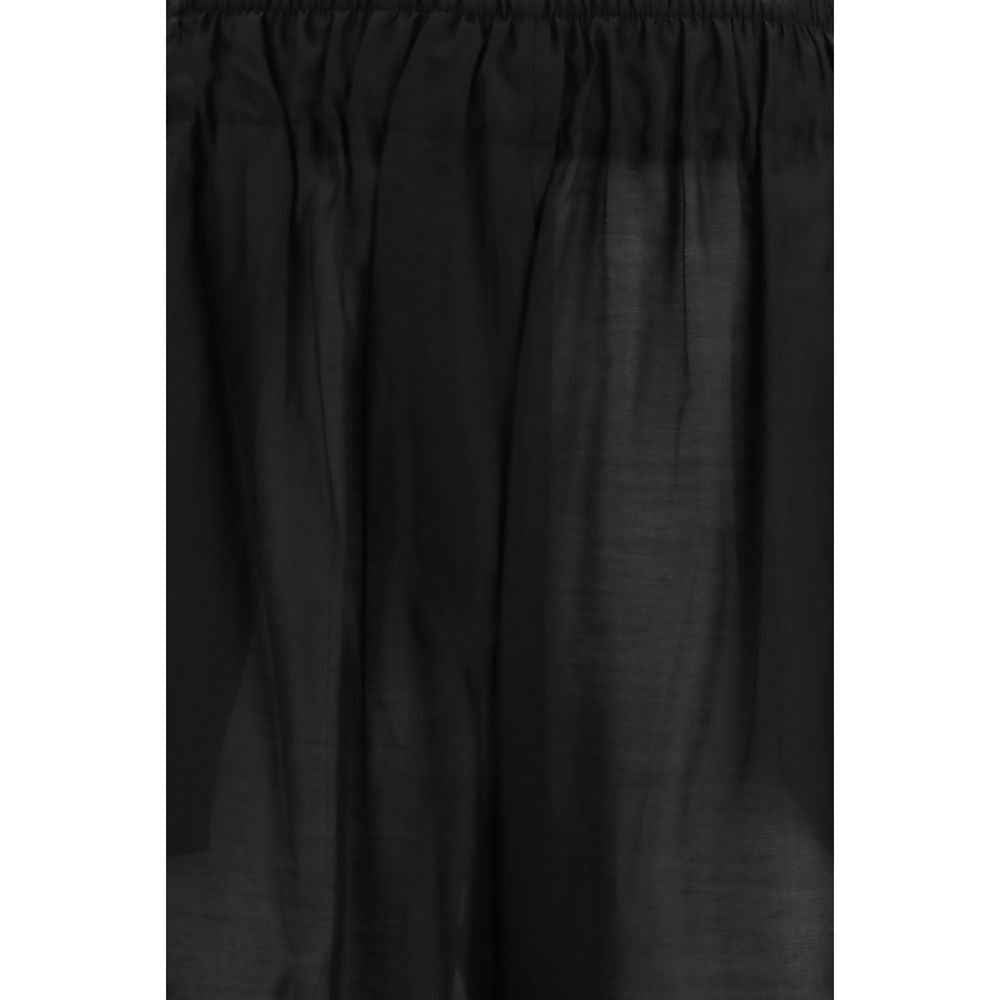 The Latest Black Lyocell Casual Pants