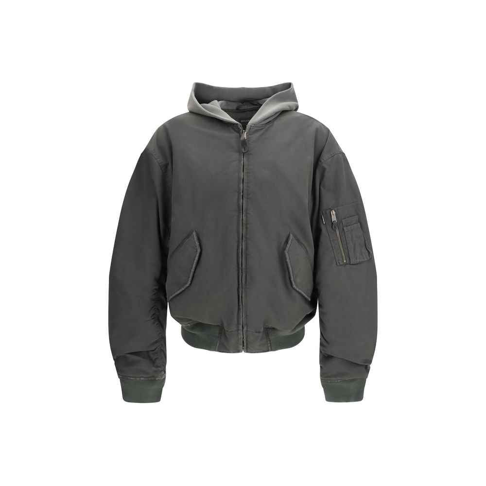 Balenciaga Gray Cotton Bomber