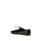 Church's Black Calf Leather Bos Taurus Ballet Flats