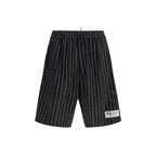 Y-3 Black Polyester Bermuda Shorts