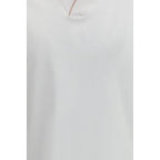 MooRER White Cotton Polo Shirt