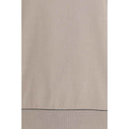 Brioni Beige Cotton Polo Shirt