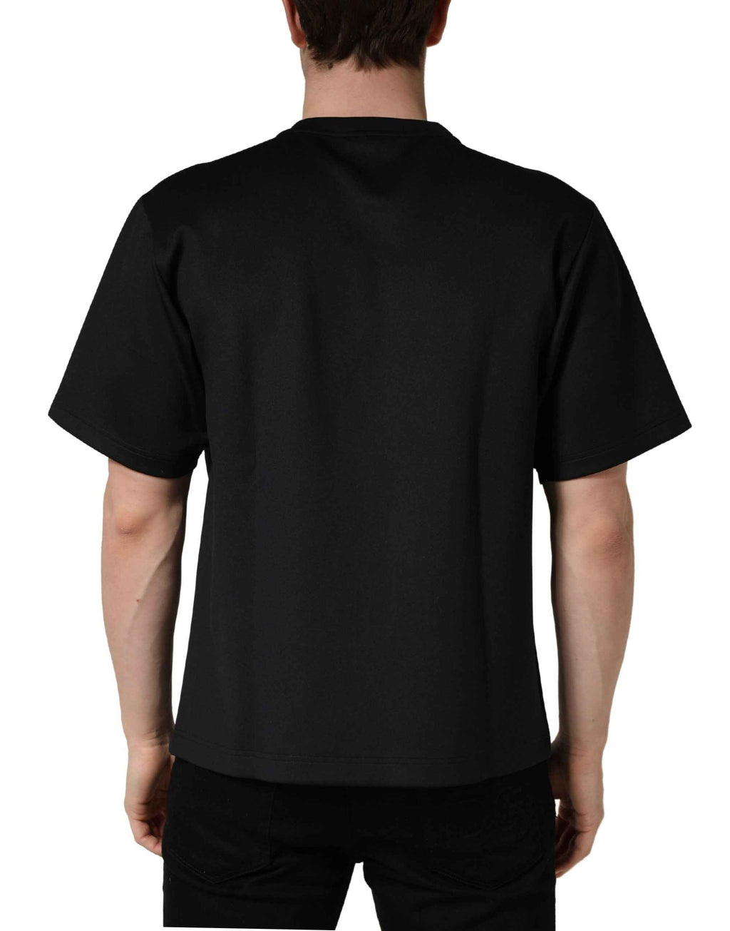 Dolce & Gabbana Black Have Fun Embellished Crew Neck T-shirt