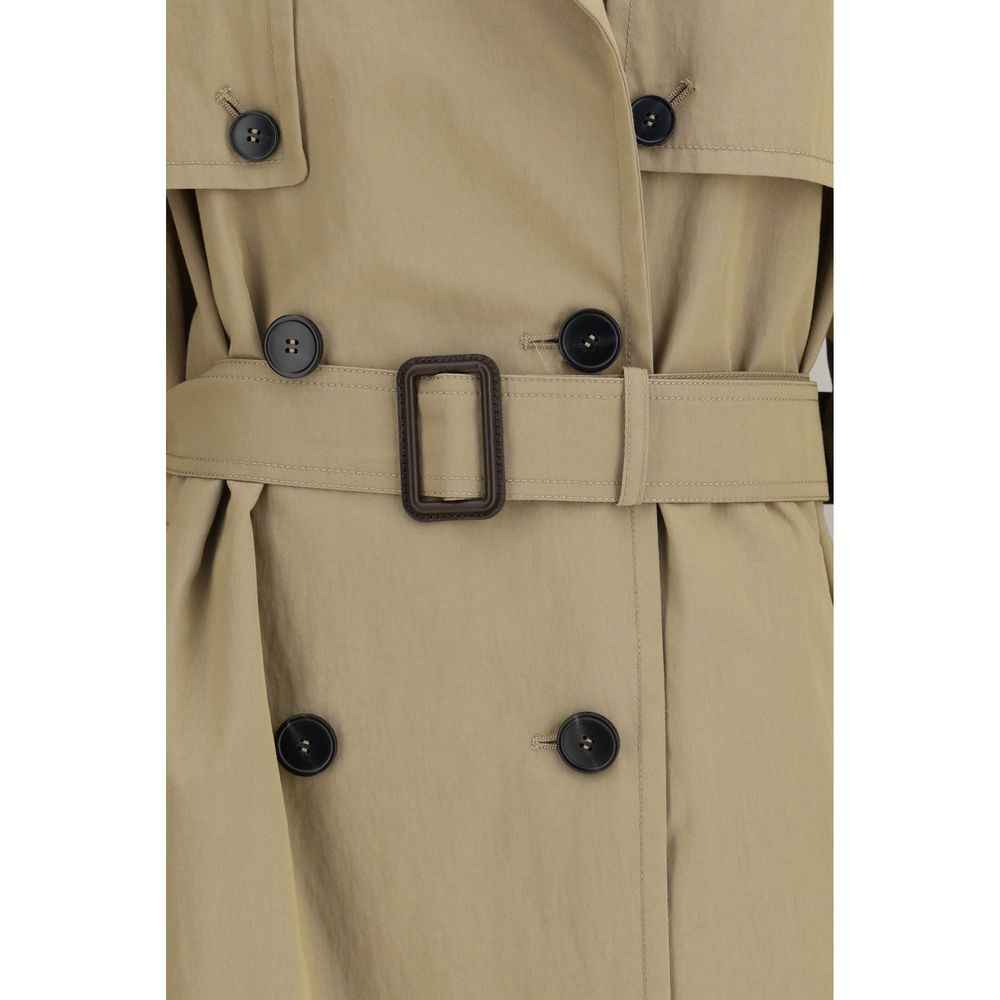 Max Mara Beige Cotton Trench Coat