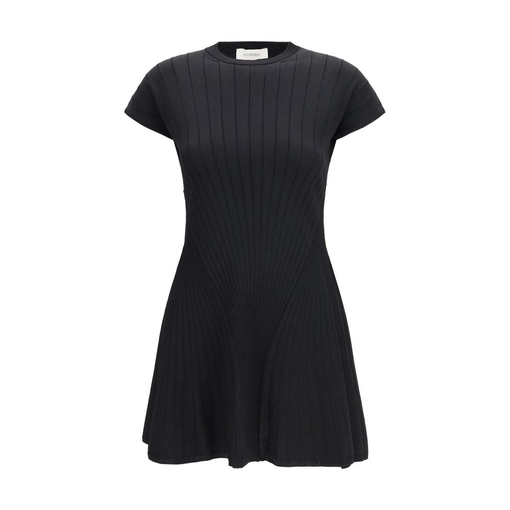 Max Mara Black Viscose Casual Dress