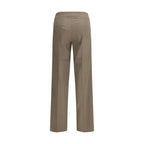 Avenue Montaigne Beige Linen Casual Pants