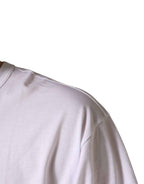 Dolce & Gabbana White Cotton Short Sleeves Crew Neck T-shirt