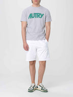 Autry Gray Cotton T-Shirt
