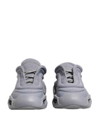 Dolce & Gabbana Gray Slip On Wave Low Top Sneakers