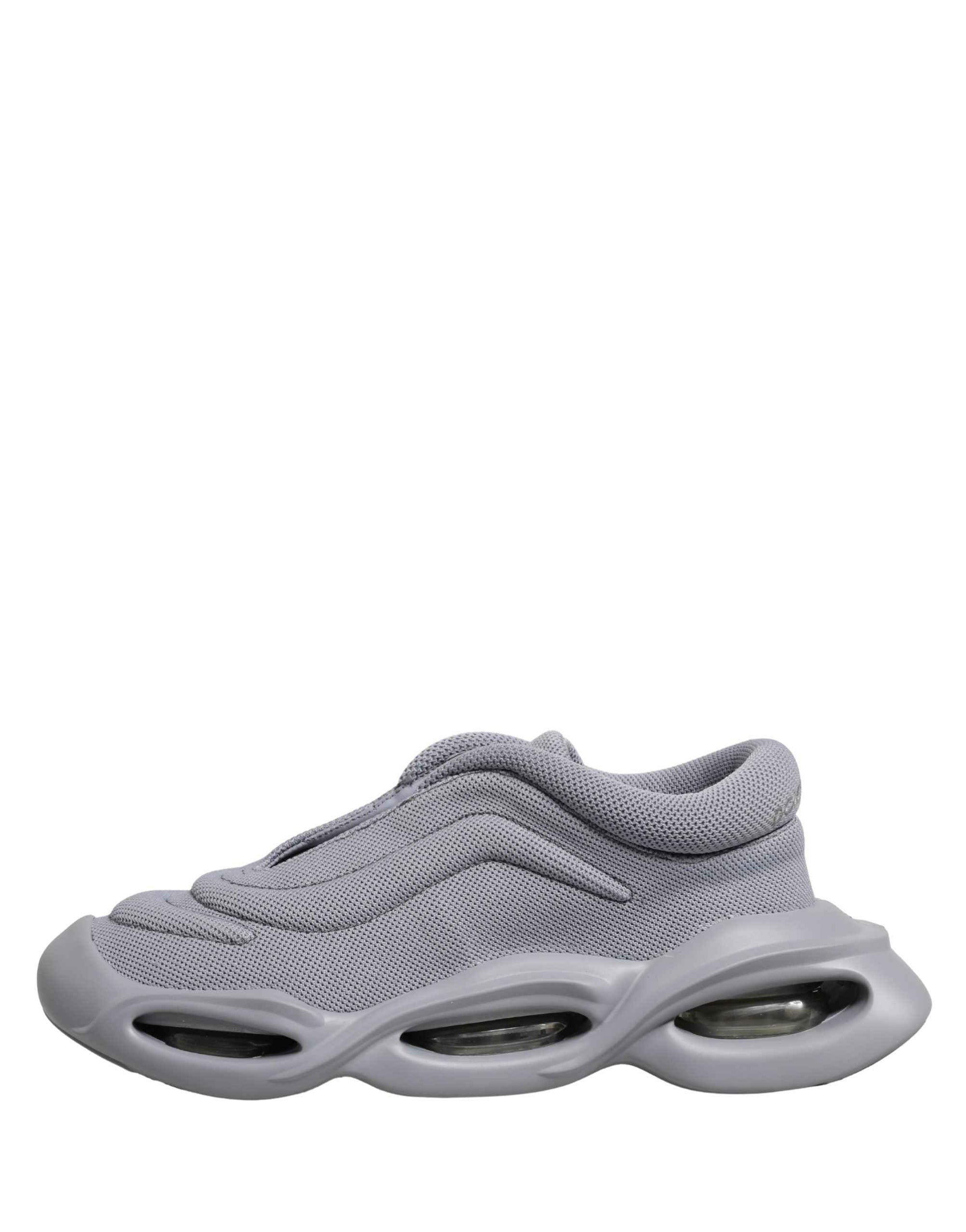 Dolce & Gabbana Gray Slip On Wave Low Top Sneakers