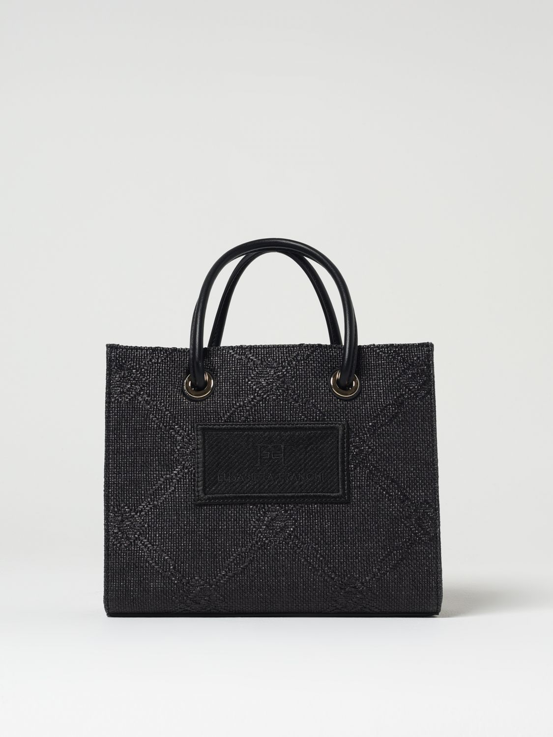 Elisabetta Franchi Black Synthetic Tote Bag