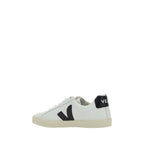 Veja White Calf Leather Bos Taurus Sneakers