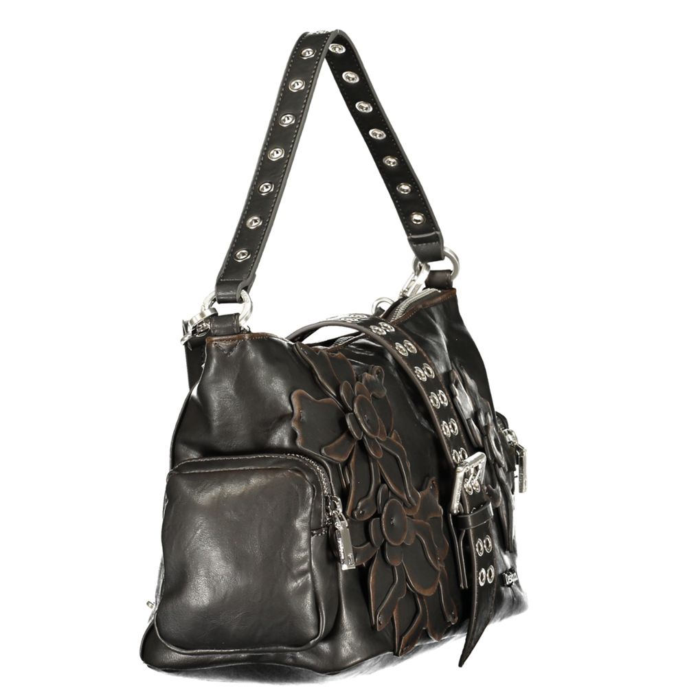 Desigual Marrone Polyurethane Women Handbag