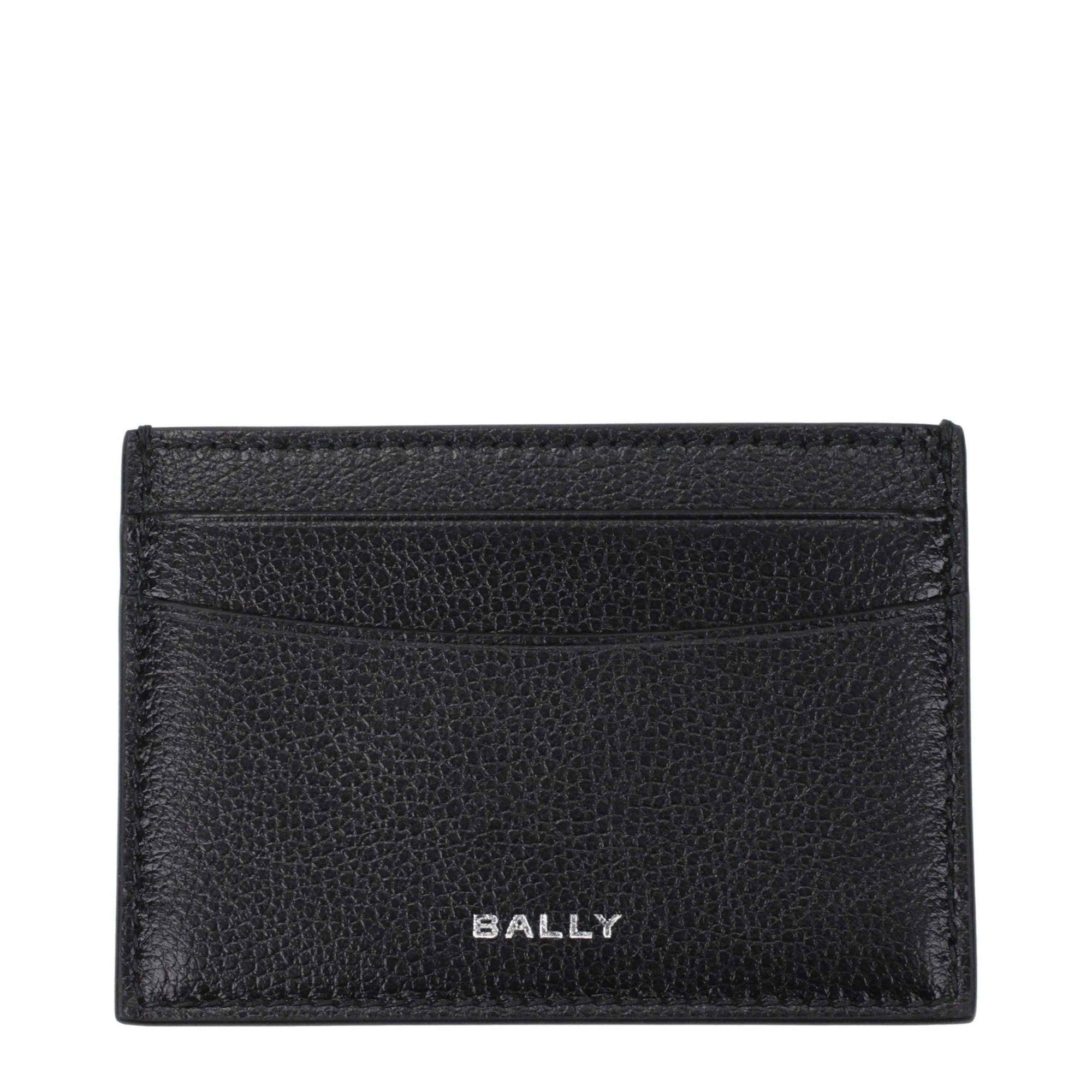 Bally Black Leather Cardholder