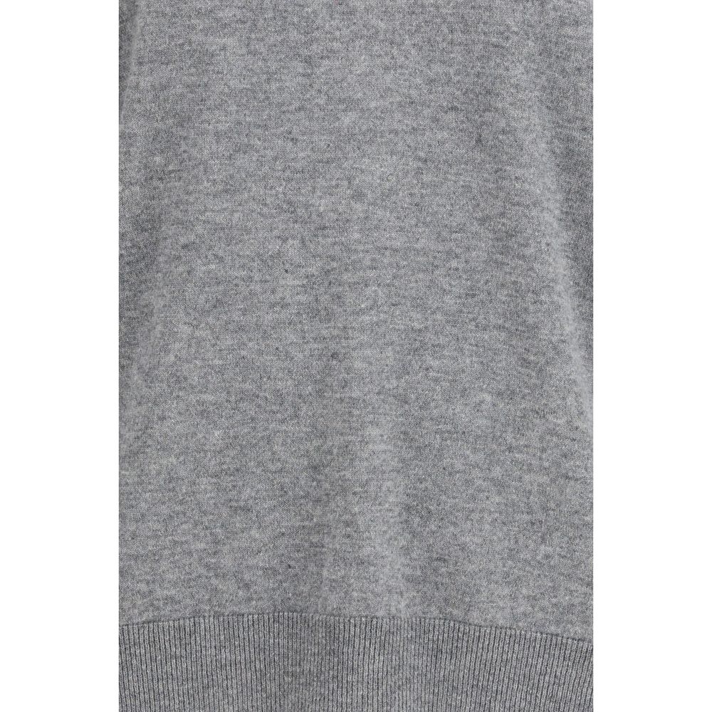 The Row Gray Cashmere Sweater