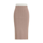 Diesel Multicolor Viscose Midi Skirt