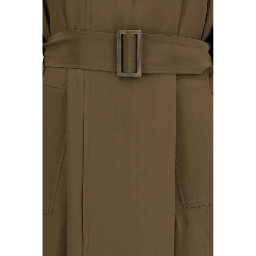 Petar Petrov Bicolor Silk Trench Coat