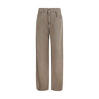 Brunello Cucinelli Beige Cotton Jeans Denim