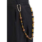 Darkpark Black Cotton Casual Pants