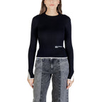 Karl Lagerfeld Black Viscose Sweatshirt