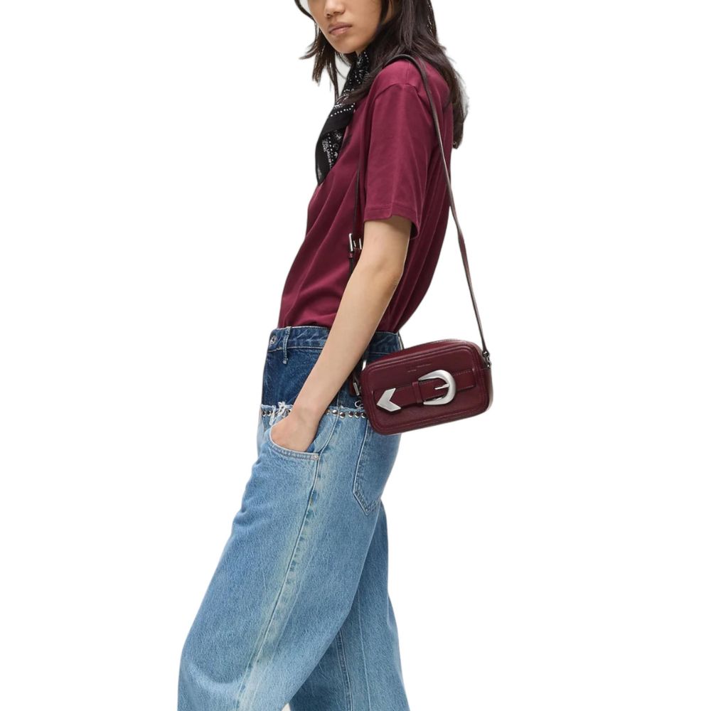 Karl Lagerfeld Bordeaux Polyethylene Handbag