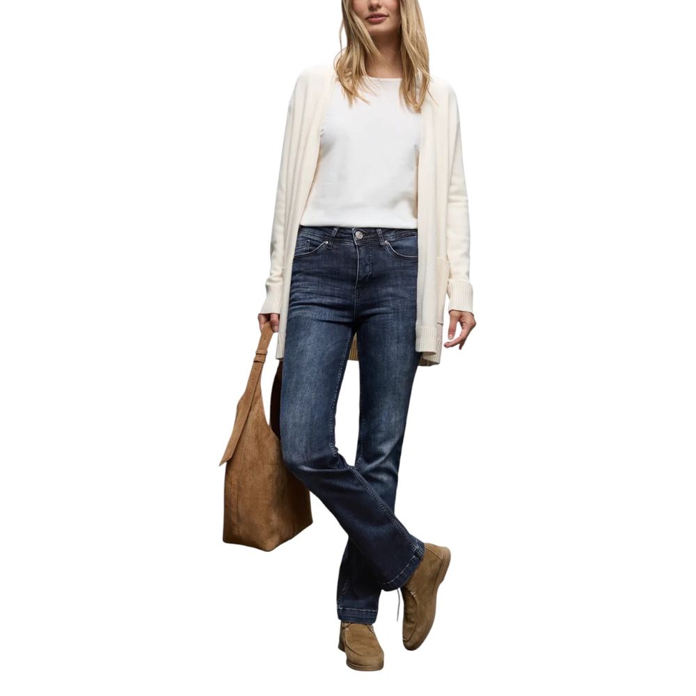 Street One Blue Cotton Skinny Jeans