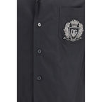 Dolce & Gabbana Black Cotton Shortsleeve Shirt